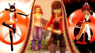 【MMD】Miraculous ☆ Fox Foes Rena Rouge amp Volpina swap transformations「Short Story FANMADE」 [upl. by Nnylimaj526]