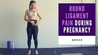 Tips for Dealing with Round Ligament Pain During Pregnancy [upl. by Vonnie]