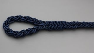 Eye splice in an 8 strand rope [upl. by Millan]