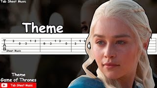 Game of Thrones  Theme Guitar Tutorial [upl. by Illom580]