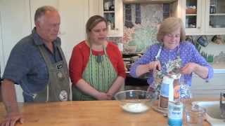 Hungarians in the Kitchen  How to Make Nokedli Noodles [upl. by Leontyne]