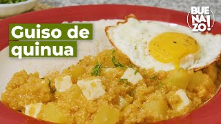 Guiso de quinua con queso  Buenazo [upl. by Aihselat]