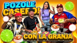 INVITO A ​⁠lagranjasanitariaoficial A COMER POZOLE  se puso bueno el cosichismiando 😂 [upl. by Haidabej]