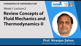 Lec 2 Review Concepts of Fluid Mechanics and Thermodynamics  II [upl. by Jonati]