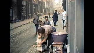 Amsterdam De Jordaan wordt gesaneerd in 1931 in kleur [upl. by Refinnej]