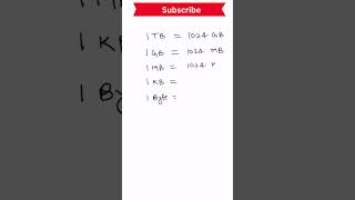 Convert GB MB and KB in Seconds 🔥 storage shorts [upl. by Eidahs]