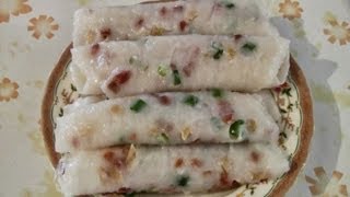 Dim Sum Rice Noodle Rolls Authentic Chinese Recipe [upl. by Delmore502]