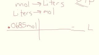 Gas Stoichiometry MolesLiters at STP [upl. by Drice353]