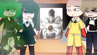 SClass Heros Reacts To SaitamaOpm react Saitama vs Cosmic Garou part 15 eng rus [upl. by Kedezihclem]