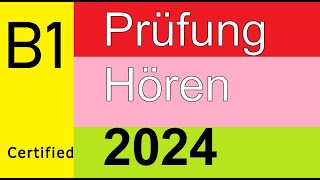 GAST  B1 Prüfung  Hören Übungssatz  GAST DTZ 2024 TEST 33 German Test For Immigranten [upl. by Ardie]