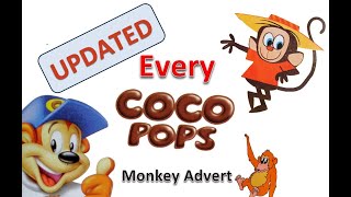 Every Coco Pops Monkey Kelloggs Cereal Advert  MASSIVE COMPILATION [upl. by Stanislas]