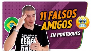 😱 11 Falsos amigos en Portugués 🇧🇷 que te harán pasar vergüenza 😳 [upl. by Snook]