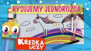 Jak narysować Jednorożca Nauka Rysowania dla Dzieci KROK PO KROKU [upl. by Nnayar]