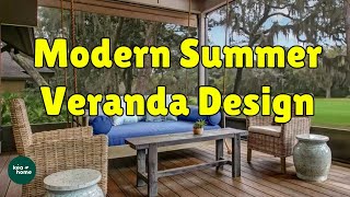 Perfect Summer Veranda Design For 2024  Modern Front Verandah Designs [upl. by Ahsietal82]