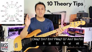 10 Music Theory Tips For Bass Players [upl. by Earezed935]