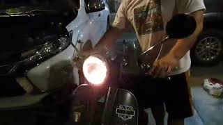 How to Jump Start a Dead Battery of a Vespa sharetvph [upl. by Elazaro]