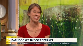 Smarta böckerna för barnens språk  Nyhetsmorgon TV4 [upl. by Eedebez]