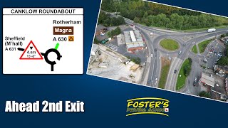 How To Do Canklow Roundabout  Ahead 2nd Exit  Towards Rotherham [upl. by Alesig]