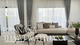 Timeless Elegance 4Bedroom Modern Classic Pool House at Pannana Thawi Watthana [upl. by Mandler]