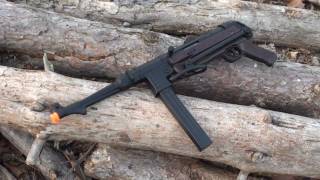 AGM MP40 Airsoft Gun Review [upl. by Aelem]