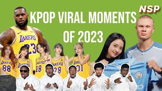 Kpop Viral Moments 2023  Reaction [upl. by Aleahpar316]