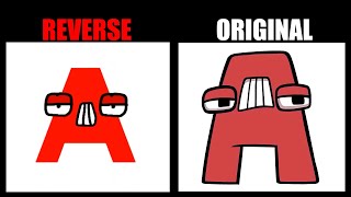 Revese Alphabet Lore But in Simple Drawing AZ  Alphabet Lore Meme Animation  TDC Lore [upl. by Rehoptsirhc286]