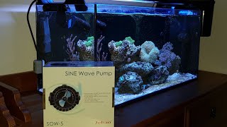 Nano Reef Vlog  Robimy fale  Jebao SOW5 39 [upl. by Aihc342]