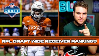 Who are the top10 wide receiver prospects of the 2024 NFL Draft [upl. by Anelrac]