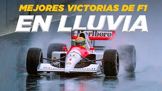 MAESTROS de la LLUVIA Las MEJORES CARRERAS de F1 en MOJADO [upl. by Changaris427]