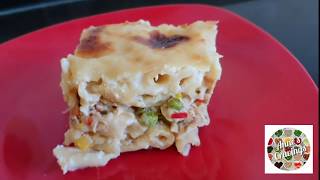 CHICKEN NEGRESCO  BAKED ALFREDO CHICKEN PASTA  طريقة نجريسكو بالدجاج والبشاميل  Easy To Cook [upl. by Yolanthe542]