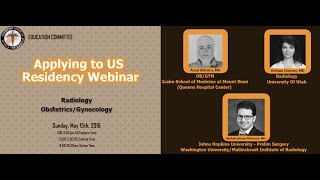 Applying to US Residency Radiology amp ObstetricsGynecology [upl. by Dnartreb]