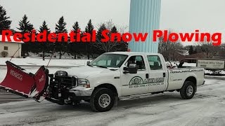 Residential Snow Plowing Estimating [upl. by Axe369]