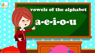 Fun with Vowels  Learn Vowels easy with Kids Song [upl. by Nwonknu]