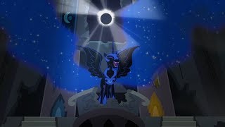 Lunas Nightmare Moon Transformation  My Little Pony Friendship Is Magic  Season 4 [upl. by Hubie115]