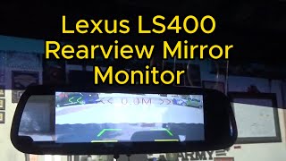 Rearview Mirror Back Up Camera Lexus LS400 [upl. by Gabriellia]