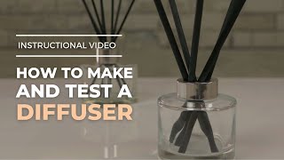 How to make and test scented reed diffusers [upl. by Rivy]