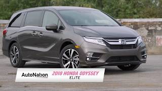 2018 Honda Odyssey Elite Review  AutoNation [upl. by Yardna]