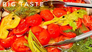 🍅Маринованные помидоры за день Как сделать вкусными зимние пластиковые зимние томаты [upl. by Aicre]