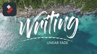 Awesome Text Effect Linear Wipe text  Filmora Tutorial [upl. by Neleh508]