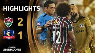 FLUMINENSE vs COLOCOLO  HIGHLIGHTS  CONMEBOL LIBERTADORES 2024 [upl. by Arahk603]