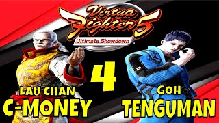 VF5US CMONEY VS TENGUMAN 4 Lau Chan Gameplay [upl. by Enerod]