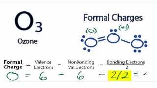 Calculating O3 Formal Charges Calculating Formal Charges for O3 Ozone [upl. by Tatianas]