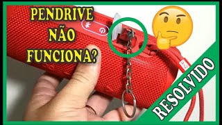 Pendrive não funciona na caixa de som USB Problema Resolvido 2022 [upl. by Grenier111]