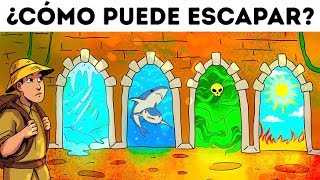 12 acertijos que comprobarán si puedes escapar del peligro [upl. by Nogras744]