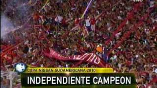 Independiente campeón copa sudamericana 2010  los penales [upl. by Gibby]