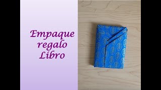 Tutorial Como EMPACAR un 🎁 REGALO 🎁 en forma de LIBRO [upl. by Nevla]