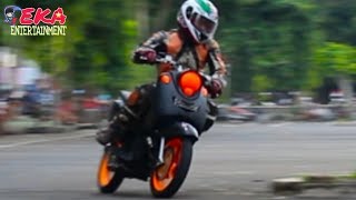 Latihan Road Race Yamaha Fino Belum Nemu Settingan Terbaik [upl. by Kaltman]