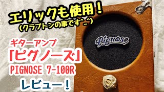 ギターアンプ【ピグノーズ PIGNOSE 7100R】をレビュー！ すすまご楽器店 pignose guitar amplifier [upl. by Ataynek]