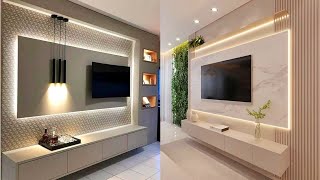 Modern Living Room TV Cabinet Design 2023 Home Interior Wall Decorating Ideas TV Wall Units P4 [upl. by Alimrahs177]