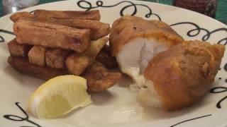 British Fish and Chips Recipe [upl. by Leahcimal]